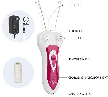 Ladybug BEAUTY Electric Hair Remover Cotton Thread Epilator review