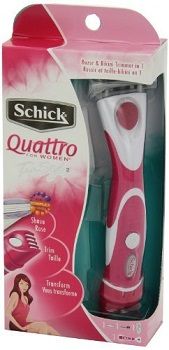 schick quattro for women trimstyle razor & bikini trimmer